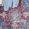image:imageSAFAVIEH Washable Rug Tucson Collection  8 x 10 Sage amp Ivory Slip Resistant amp Easy to Clean Ideal for Living Room Bedroom Dining Space TSN102WBlueRed