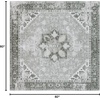 image:imageSAFAVIEH Washable Rug Tucson Collection  8 x 10 Sage amp Ivory Slip Resistant amp Easy to Clean Ideal for Living Room Bedroom Dining Space TSN102WDark SageIvory