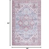 image:imageSAFAVIEH Washable Rug Tucson Collection  8 x 10 Sage amp Ivory Slip Resistant amp Easy to Clean Ideal for Living Room Bedroom Dining Space TSN102WGrey BlueRust