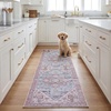 image:imageSAFAVIEH Washable Rug Tucson Collection  8 x 10 Sage amp Ivory Slip Resistant amp Easy to Clean Ideal for Living Room Bedroom Dining Space TSN102WGrey BlueRust
