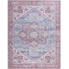 image:imageSAFAVIEH Washable Rug Tucson Collection  8 x 10 Sage amp Ivory Slip Resistant amp Easy to Clean Ideal for Living Room Bedroom Dining Space TSN102WGrey BlueRust