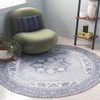 image:imageSAFAVIEH Washable Rug Tucson Collection  8 x 10 Sage amp Ivory Slip Resistant amp Easy to Clean Ideal for Living Room Bedroom Dining Space TSN102WLight Grey