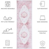 image:imageSAFAVIEH Washable Rug Tucson Collection  9 x 12 Red amp Beige Slip Resistant amp Easy to Clean Ideal for Living Room Bedroom Dining Space TSN107QBeigeRust