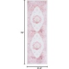 image:imageSAFAVIEH Washable Rug Tucson Collection  9 x 12 Red amp Beige Slip Resistant amp Easy to Clean Ideal for Living Room Bedroom Dining Space TSN107QBeigeRust