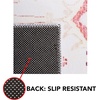 image:imageSAFAVIEH Washable Rug Tucson Collection  9 x 12 Red amp Beige Slip Resistant amp Easy to Clean Ideal for Living Room Bedroom Dining Space TSN107QBeigeRust
