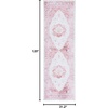image:imageSAFAVIEH Washable Rug Tucson Collection  9 x 12 Red amp Beige Slip Resistant amp Easy to Clean Ideal for Living Room Bedroom Dining Space TSN107QBeigeRust