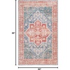 image:imageSafavieh Washable Rug Arizona Collection  8 x 10 Grey amp Light Grey Slip Resistant amp Easy to Clean Ideal for Living Room Bedroom Home Office Dining Space ARZ137GBlue GreenRust