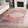 image:imageSafavieh Washable Rug Arizona Collection  8 x 10 Grey amp Light Grey Slip Resistant amp Easy to Clean Ideal for Living Room Bedroom Home Office Dining Space ARZ137GLight BlueRust
