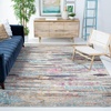 image:imageSAFAVIEH Area Rug 8x10  Madison Collection  Large  Grey amp Turquoise Boho Abstract Distressed Design NonShedding amp Easy Cleaning Ideal for Living Room Bedroom Office Dining Space MAD419F