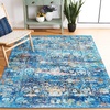 image:imageSAFAVIEH Bahia Collection Area Rug  55 x 77 Blue amp Gold Boho Overdyed Design NonShedding amp Easy Care Machine Washable Ideal for High Traffic Areas in Living Room Bedroom BAH168MBlueGold