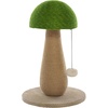 image:imageSAFAVIEH Home Collection Cat Scratch Tree Post Natural amp Green Jute with Hanging Ball Toy