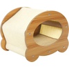 image:imageSAFAVIEH Home Collection Sisal Cat Scratch House BedNaturalIvory