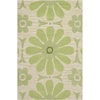 image:imageSAFAVIEH Kids Collection Area Rug  7 Square Beige amp Green Handmade Floral Wool Ideal for High Traffic Areas in Living Room Bedroom SFK319ABeigeGreen