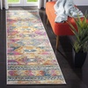 image:imageSAFAVIEH Madison Collection Area Rug  9 x 12 Blue amp Fuchsia Moroccan Boho Distressed Design NonShedding amp Easy Care Ideal for High Traffic Areas in Living Room Bedroom MAD118CBlueFuchsia