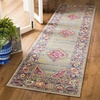 image:imageSAFAVIEH Madison Collection Area Rug  9 x 12 Orange amp Fuchsia Boho Chic Medallion Design NonShedding amp Easy Care Ideal for High Traffic Areas in Living Room Bedroom MAD133DLight GreyFuchsia