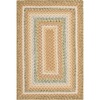 image:imageSAFAVIEH Washable Rug Outdoor Braided Collection  5 x 8 Oval Tan amp Multi Handmade amp Reversible NonShedding amp Easy to Clean Ideal for Patio Backyard Mudroom BRD314ATanMulti