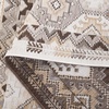 image:imageSAFAVIEH Washable Rug Outdoor Sunrise Collection  8 x 10 Ivory amp Grey Black NonShedding amp Easy to Clean Ideal for Patio Backyard Mudroom SUN630AIvoryBeige Brown