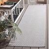 image:imageSAFAVIEH Washable Rug Outdoor Terrace Collection  53 x 76 Black amp White NonShedding amp Easy to Clean Ideal for Patio Backyard Mudroom TER804ZGreyIvory