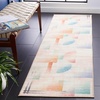 image:imageSAFAVIEH Washable Rug Paint Brush Collection  79 x 10 Pink amp Blue Slip Resistant amp Easy to Clean Ideal for Living Room Bedroom Nursery Kids Playroom Dining Space PTB189UPinkBlue