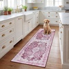 image:imageSAFAVIEH Washable Rug Tucson Collection  6 x 9 Dark Grey amp Light Grey Slip Resistant amp Easy to Clean Ideal for Living Room Bedroom Dining Space TSN206FFuchsiaPurple