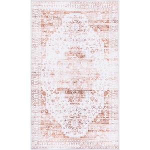 image:imageMartha Stewart x SAFAVIEH Machine Washable Area Rug Collection  5 x 7 Beige amp Gold Slip Resistant amp Easy Cleaning Ideal for Ideal for Living Room Bedroom Dining Space MSRW127BBeigeGold