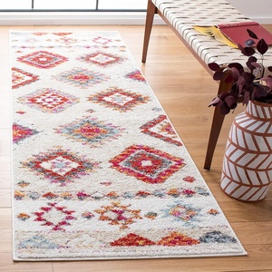 image:imageSAFAVIEH Area Rug 8x10  Adirondack Collection  Large  Beige amp Red Boho Tribal Design NonShedding amp Easy Cleaning Ideal for Living Room Bedroom Office Dining Space ADR252BBeigeRed