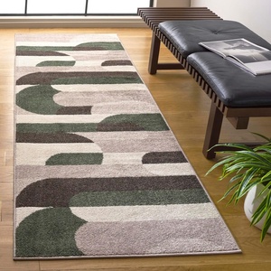 image:imageSAFAVIEH Area Rug 8x10  Adirondack Collection  Large  Beige amp Rust MidCentury Modern Design NonShedding amp Easy Cleaning Ideal for Living Room Bedroom Office Dining Space ADR295PBeigeGreen