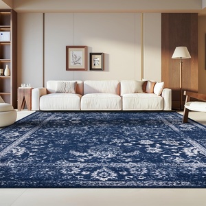 image:imageSAFAVIEH Area Rug 8x10  Adirondack Collection  Large  Navy amp Ivory Distressed Vintage Floral Design NonShedding amp Easy Cleaning Ideal for Living Room Bedroom Dining Space ADR109N
