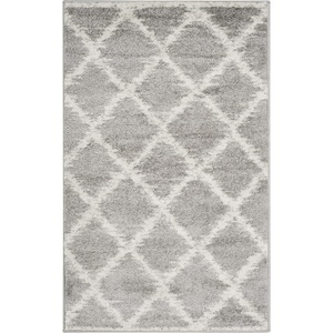 image:imageSAFAVIEH Area Rug 8x10  Adirondack Collection  Large  Silver amp Ivory Modern Trellis Design NonShedding amp Easy Cleaning Ideal for Living Room Bedroom Office Dining Space ADR120BSilverIvory