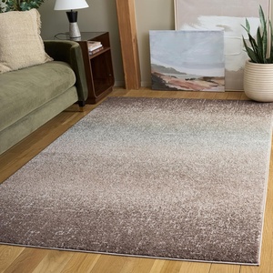 image:imageSAFAVIEH Area Rug 8x10  Madison Collection  Large  Fuchsia amp Navy Boho Chic Stripe Design NonShedding amp Easy Cleaning Ideal for Living Room Bedroom Office Dining Space MAD601MLight Brown
