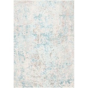 image:imageSAFAVIEH Area Rug 8x10  Madison Collection  Large  Grey amp Beige Modern Abstract Design NonShedding amp Easy Cleaning Ideal for Living Room Bedroom Office Dining Space MAD453AIvoryTeal