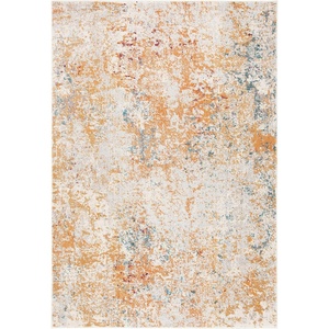 image:imageSAFAVIEH Area Rug 8x10  Madison Collection  Large  Grey amp Beige Modern Abstract Design NonShedding amp Easy Cleaning Ideal for Living Room Bedroom Office Dining Space MAD453AIvoryOrange