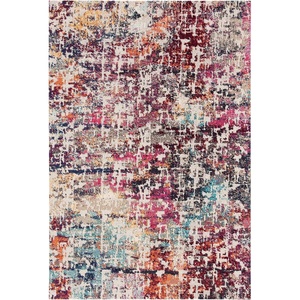 image:imageSAFAVIEH Area Rug 8x10  Madison Collection  Large  Red amp Light Blue Modern Abstract Design NonShedding amp Easy Cleaning Ideal for Living Room Bedroom Office Dining Space MAD458CRedLight Blue