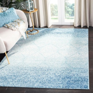 image:imageSAFAVIEH Madison Collection 9 x 12 Navy Blue MAD604N Glam Ogee Trellis Distressed NonShedding Living Room Bedroom Dining Home Office Area RugBlueTurquoise