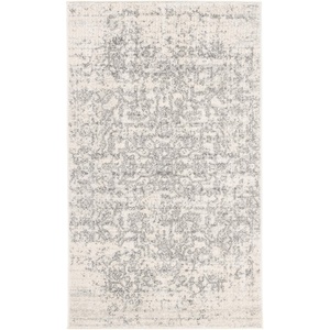 image:imageSAFAVIEH Madison Collection Area Rug  9 x 12 Grey amp Ivory Snowflake Medallion Distressed Design NonShedding amp Easy Care Ideal for High Traffic Areas in Living Room Bedroom MAD603FSilverIvory