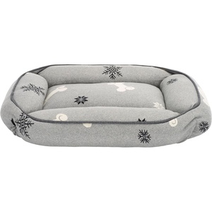 image:imageSAFAVIEH Pet Collection Raddax Dog BedSnowflake Dog Bed