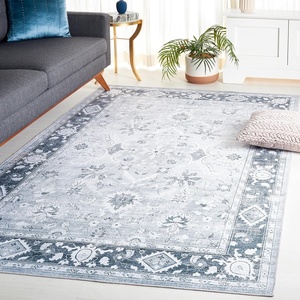image:imageSAFAVIEH Washable Rug Arizona Collection  8 x 10 Light Grey amp Grey Green Slip Resistant amp Easy to Clean Ideal for Living Room Bedroom Home Office Dining Space ARZ118FLight GreyGrey Green
