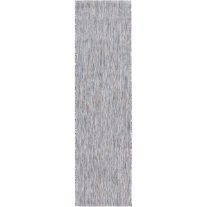 image:imageSAFAVIEH Washable Rug Outdoor Courtyard Collection  8 x 10 Dark Grey amp Rust NonShedding amp Easy Cleaning Ideal for Patio Backyard Mudroom Dining Space CY852059322Ivory BlueBeige