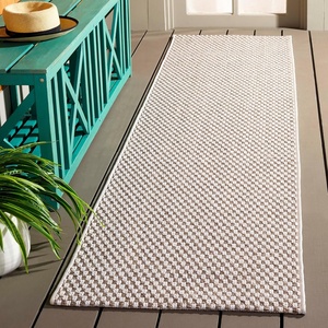 image:imageSAFAVIEH Washable Rug Outdoor Sisal AllWeather Collection  5 x 76 Beige NonShedding amp Easy to Clean Ideal for Patio Backyard Mudroom SAW460CNaturalIvory