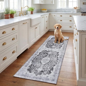 image:imageSAFAVIEH Washable Rug Tucson Collection  6 x 9 Dark Grey amp Light Grey Slip Resistant amp Easy to Clean Ideal for Living Room Bedroom Dining Space TSN206FDark GreyLight Grey