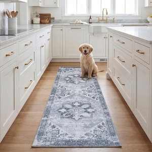 image:imageSAFAVIEH Washable Rug Tucson Collection  8 x 10 Sage amp Ivory Slip Resistant amp Easy to Clean Ideal for Living Room Bedroom Dining Space TSN102WGrey