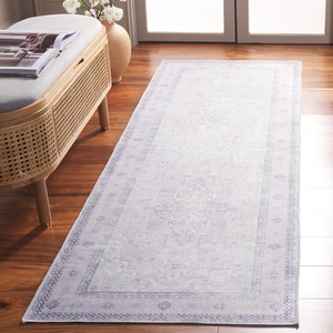 image:imageSafavieh Washable Rug Arizona Collection  8 x 10 Rust amp Grey Slip Resistant amp Easy to Clean Ideal for Living Room Bedroom Home Office Dining Space ARZ223QPinkBeige