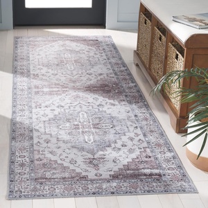 image:imageSafavieh Washable Rug Arizona Collection  8 x 10 Sage amp Ivory Slip Resistant amp Easy to Clean Ideal for Living Room Bedroom Home Office Dining Space ARZ209YGreyIvory
