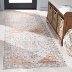image:imageSafavieh Washable Rug Arizona Collection  8 x 10 Sage amp Ivory Slip Resistant amp Easy to Clean Ideal for Living Room Bedroom Home Office Dining Space ARZ209YSageLight Rust
