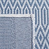 image:imageMartha Stewart x SAFAVIEH Area Rug Collection  4 x 6 Blue amp Grey Flat Weave Cotton Ideal for Living Room Foyer Bedroom Accent Space MSR405M