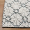 image:imageMartha Stewart x SAFAVIEH Area Rug Collection  4 x 6 Ivory amp Green Handmade Wool Ideal for Living Room Foyer Bedroom Accent Space MSR3503Y