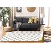 image:imageMartha Stewart x SAFAVIEH Area Rug Collection  4 x 6 Ivory amp Grey Handmade Wool Ideal for Living Room Foyer Bedroom Accent Space MSR3503FIvory