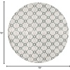 image:imageMartha Stewart x SAFAVIEH Area Rug Collection  4 x 6 Ivory amp Grey Handmade Wool Ideal for Living Room Foyer Bedroom Accent Space MSR3503FIvoryGreen