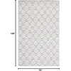 image:imageMartha Stewart x SAFAVIEH Area Rug Collection  4 x 6 Ivory amp Grey Handmade Wool Ideal for Living Room Foyer Bedroom Accent Space MSR3503FIvoryGrey