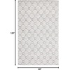 image:imageMartha Stewart x SAFAVIEH Area Rug Collection  4 x 6 Ivory amp Grey Handmade Wool Ideal for Living Room Foyer Bedroom Accent Space MSR3503FIvoryGrey